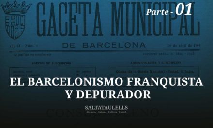 EL BARCELONISMO FRANQUISTA Y DEPURADOR. EL CASO DE FEDERICO AMAT ARNAU. Parte 1.