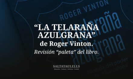 “LA TELARAÑA AZULGRANA” DE ROGER VINTON. REVISION “PALETA” DEL LIBRO.