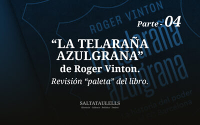 “LA TELARAÑA AZULGRANA” DE ROGER VINTON. REVISIÓN “PALETA” DEL LIBRO. Parte 4.